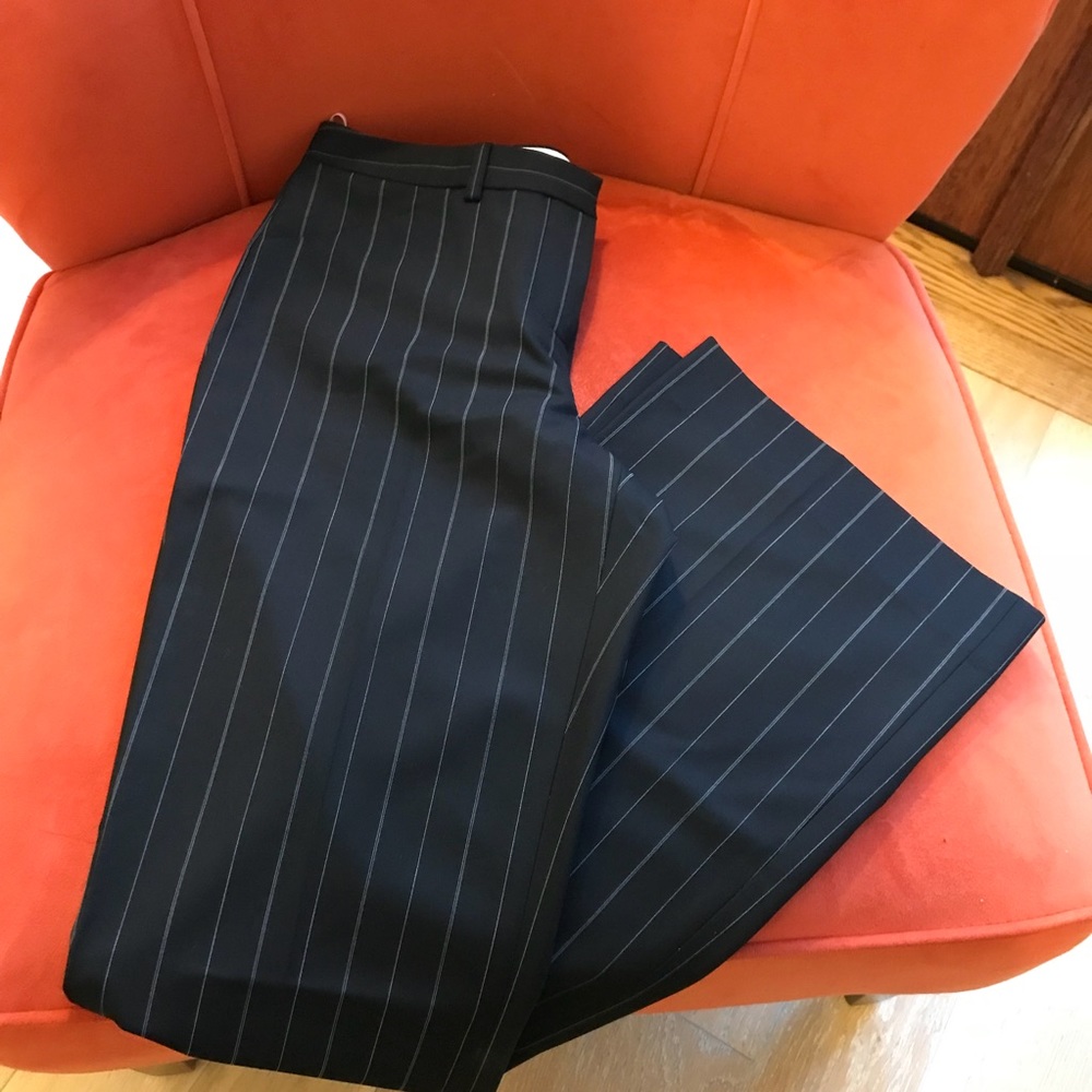 Cassidy Black Pin stripped Pants from The Limited